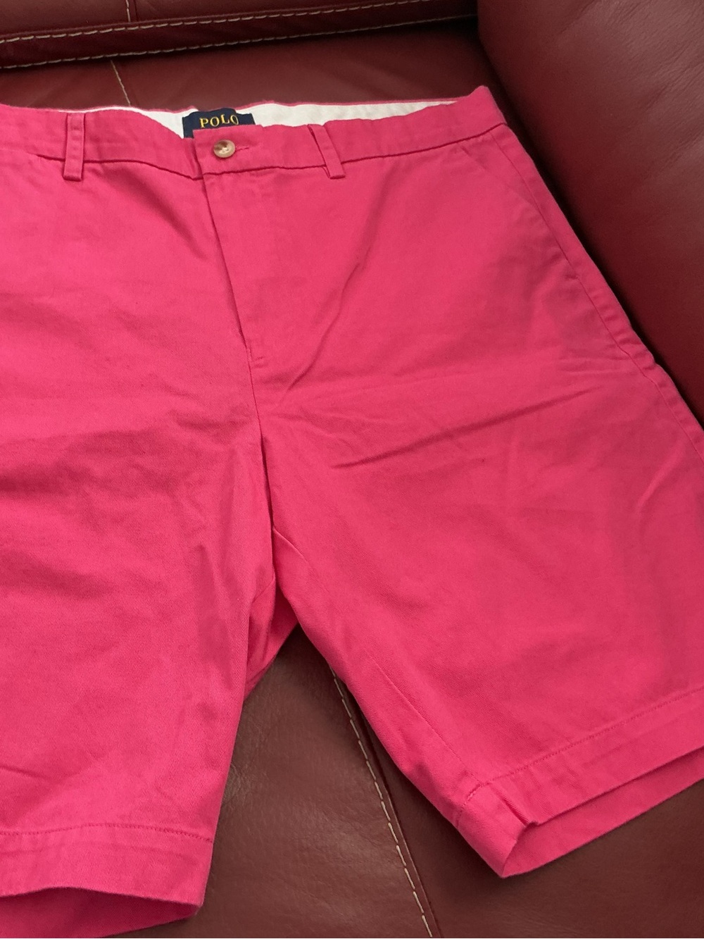 Polo by Ralph Lauren Men's Pink Chino Shorts all Cotton Size 36x30